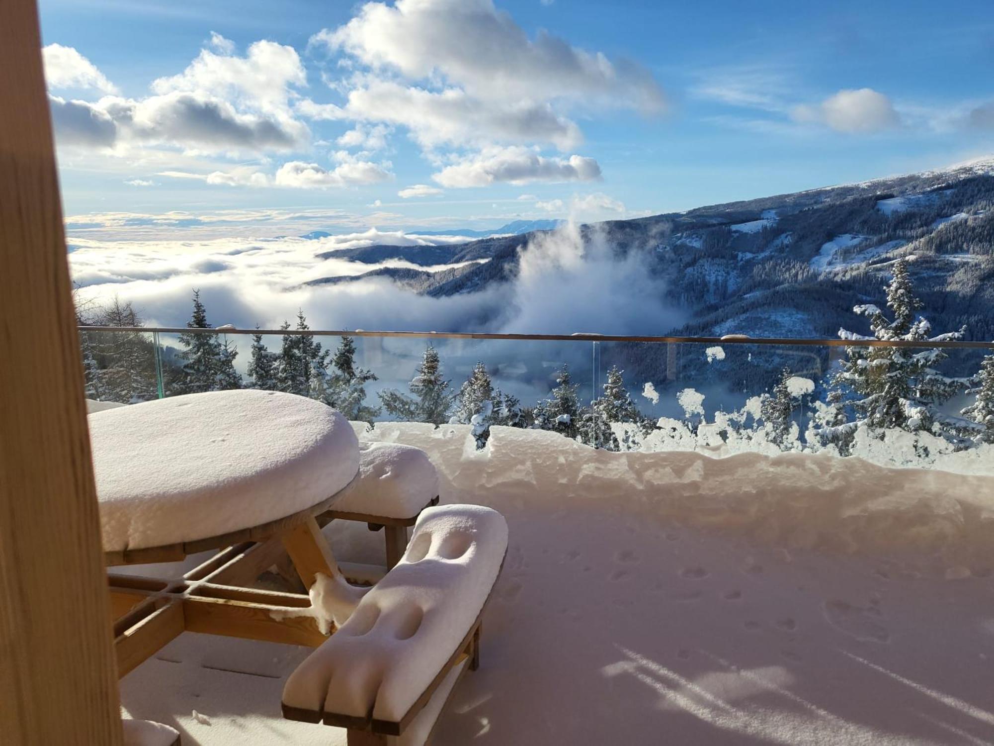 Klippitzstar Mit Panoramablick Villa Klippitztorl Kültér fotó